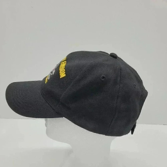 Operation Iraqi Freedom Wool Blend Black Men's Hat Adjustable - Picture 2 of 6